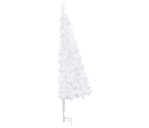 Árbol de Navidad artificial de esquina blanco 120 cm PVC