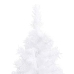 Árbol de Navidad artificial de esquina blanco 120 cm PVC