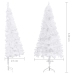 Árbol de Navidad artificial de esquina blanco 120 cm PVC