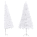 Árbol de Navidad artificial de esquina blanco 180 cm PVC