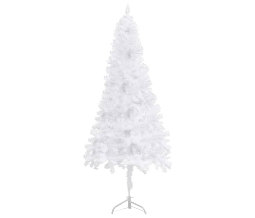 Árbol de Navidad artificial de esquina blanco 180 cm PVC