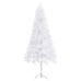 Árbol de Navidad artificial de esquina blanco 180 cm PVC