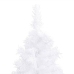 Árbol de Navidad artificial de esquina blanco 180 cm PVC