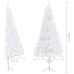 Árbol de Navidad artificial de esquina blanco 180 cm PVC