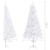 Árbol de Navidad artificial de esquina blanco 240 cm PVC