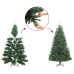 Árbol de Navidad artificial PVC verde nieve flocado 400 cm