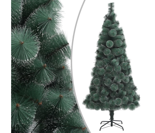 Árbol de Navidad artificial con soporte verde PET 120 cm