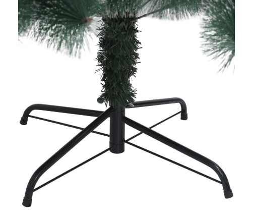 Árbol de Navidad artificial con soporte verde PET 120 cm