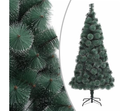 Árbol de Navidad artificial con soporte verde PET 150 cm