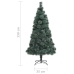 Árbol de Navidad artificial con soporte verde PET 150 cm