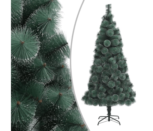 Árbol de Navidad artificial con soporte verde PET 180 cm