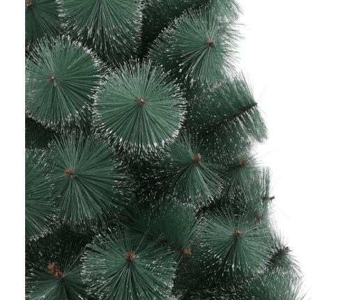 Árbol de Navidad artificial con soporte verde PET 180 cm