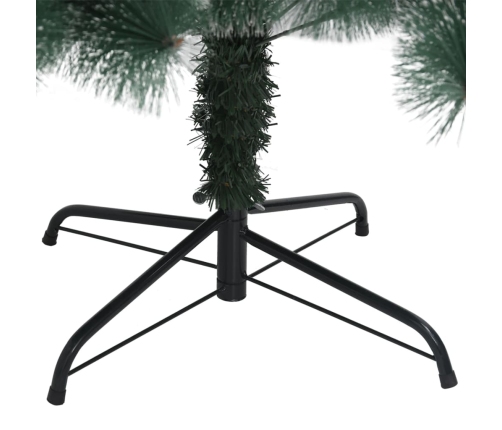 Árbol de Navidad artificial con soporte verde PET 180 cm