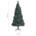 Árbol de Navidad artificial con soporte verde PET 180 cm