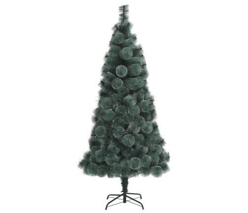 Árbol de Navidad artificial con soporte verde PET 210 cm