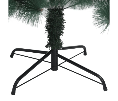 Árbol de Navidad artificial con soporte verde PET 210 cm