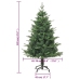 Árbol de Navidad artificial verde 120 cm PVC y PE