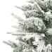 Árbol de Navidad artificial con nieve PVC y PE verde 120 cm