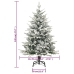 Árbol de Navidad artificial con nieve PVC y PE verde 120 cm