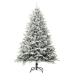 Árbol de Navidad artificial con nieve PVC y PE verde 150 cm