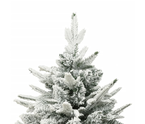 Árbol de Navidad artificial con nieve PVC y PE verde 150 cm