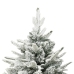 Árbol de Navidad artificial con nieve PVC y PE verde 240 cm