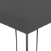 Cenador con tira de luces LED gris antracita 3x4 m