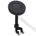 Cenador con mosquitera y tira de luces LED crema 3x3x2,73m