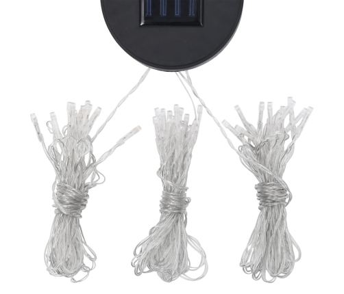 Cenador mosquitera y tira luz LED antracita 3x3x2,73m 180 g/m²
