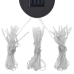 Cenador mosquitera y tira luz LED antracita 3x3x2,73m 180 g/m²