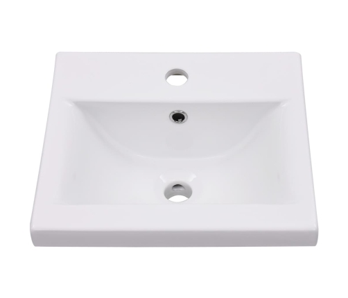 Mueble con lavabo blanco madera de ingeniería