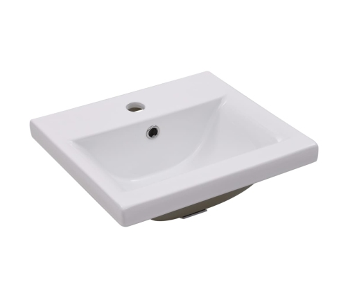 Mueble con lavabo blanco madera de ingeniería