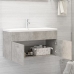 Mueble con lavabo madera de ingeniería gris hormigón