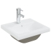 Mueble con lavabo blanco madera contrachapada