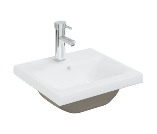 Mueble con lavabo aglomerado blanco brillante