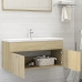 Mueble con lavabo madera de ingeniería roble Sonoma