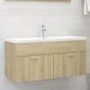 Mueble con lavabo madera de ingeniería roble Sonoma