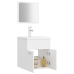 Conjunto de muebles de baño madera contrachapada blanco