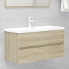 Mueble con lavabo madera de ingeniería roble Sonoma