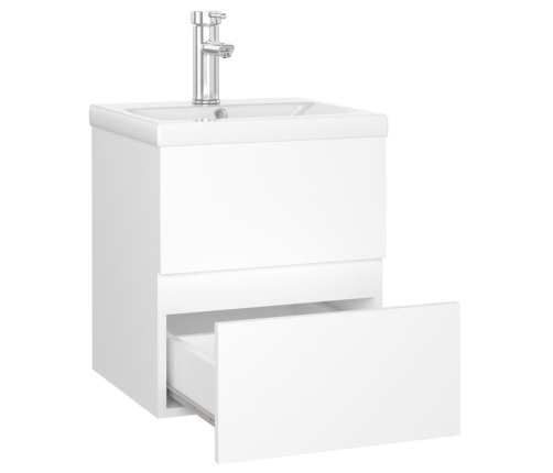 Mueble con lavabo madera de ingeniería gris