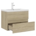 Mueble con lavabo madera de ingeniería roble Sonoma