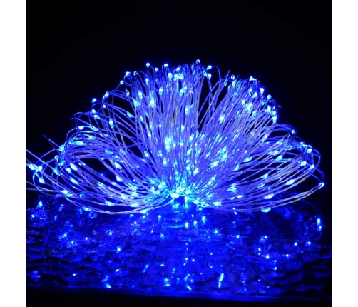 Tira de luces LEDs con 150 LEDs azul 15 m PVC