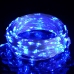 Tira de luces con 300 LED PVC azul 30 m