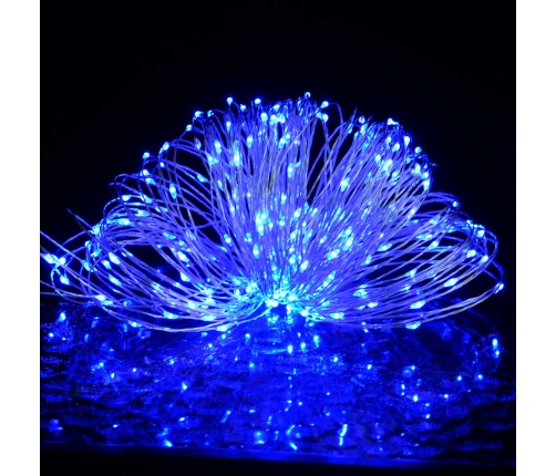 Tira de luces con 300 LED PVC azul 30 m