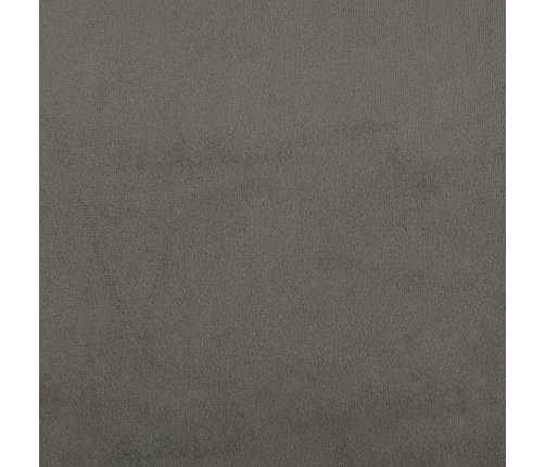 Sillas de comedor giratorias 2 unidades terciopelo gris oscuro