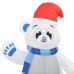 Oso polar inflable de Navidad LED interior y exterior 1,8 m