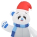 Oso polar inflable de Navidad LED interior y exterior 2,4 m