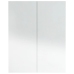 Armario de espejo de baño MDF blanco brillante 60x15x75 cm