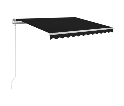 Toldo retráctil automático gris antracita 300x250 cm