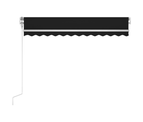 Toldo retráctil automático gris antracita 300x250 cm